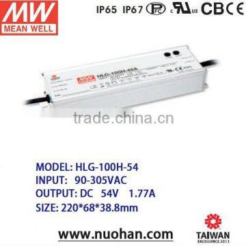 Meanwell 100W Switching Power Supply 0-10v led driver dimmable led driver 100w