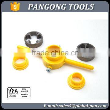 6PC Plastic pipe tube NPT die set pipe threading tools PVC thread maker