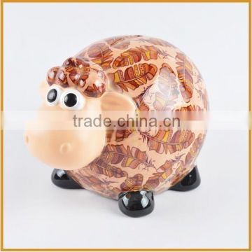 Cute animal shapes porcelain money boxes