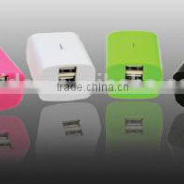 New Products AC Power Plug Adapter Dual Usb Travel Charger photo-2