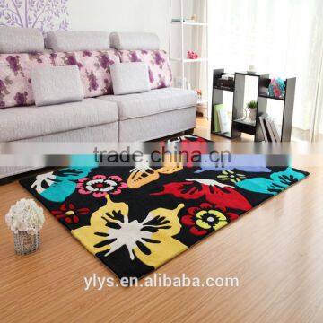 Hot Sale 100% Polyester Tianjin Carpet For Living Room