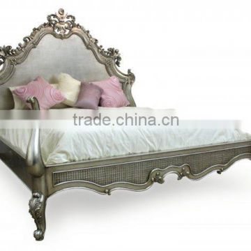 French Style Silver Bed King Size NFB13