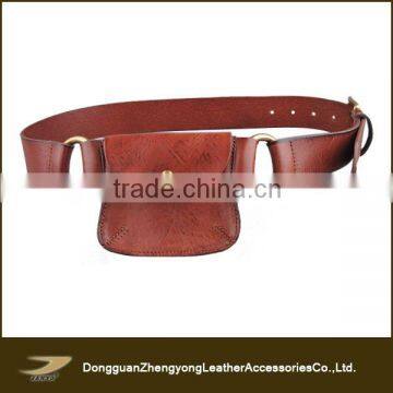 Customized high-grade personalized genuine leather travel money belt