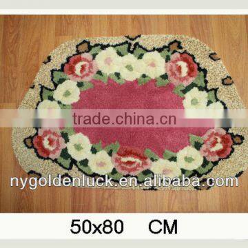 50x80cm Chinese Wholesale Floral Pvc Anti Slip Mat