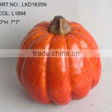 2014 Artificial Fake Fruits Fall Pumpkin 7*7 inch Artificial Polyfoam Pumpkin