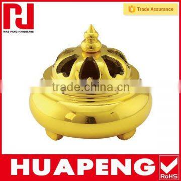 CNC machine China style brass incense burner,commercial gift