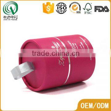 Red Customized Empty Logo Hot Stamping Cosmetic Packaging Round Plain Hat Boxes Quality Choice photo-2