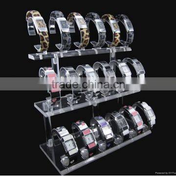 2016 Hot sale acrylic watch display, wrist watch showcase