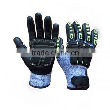 Cut-resistant TPR Back Smooth Nirtirle Foam Coated Gloves