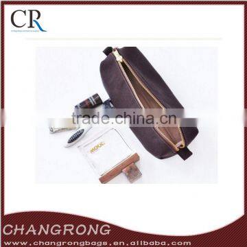 Canvas Washing Bag Mens Shaving Kit Bag