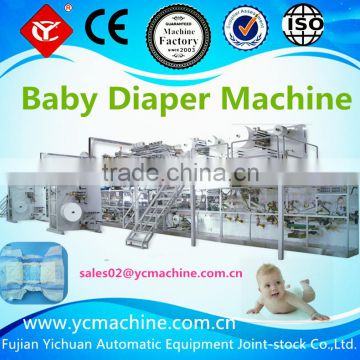 Full-servo High speed baby diaper machine manufacturing company