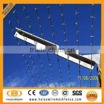 ISO factory selling high quality weight barbed wire fence