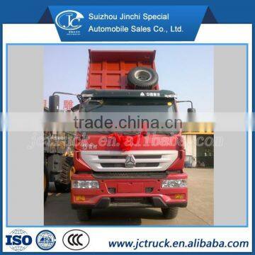 SINO HOWO Yellow River 4X2 used tipper trucks/dump trucks