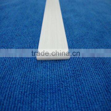 white fibergalss flat bar