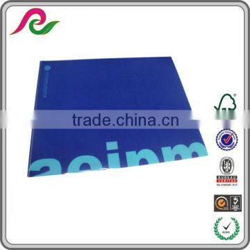 A4 plastic presentation folder printing l shape design