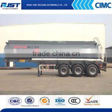 CIMC 3 axles 18.6m3 Corrosion material tank semi-trailer