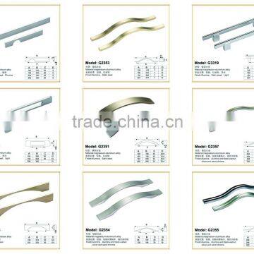 Hot Sell Wholesale Waredrobe Aluminum Handles