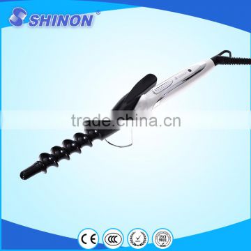 SHINON spiral hair curling iron spiral style curling iron hair curler