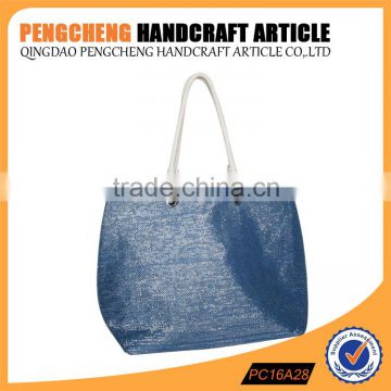 paper straw handbag cotton handle