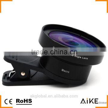 For iPhone Samsung LG Huawei Xiaomi 0.45X Super Wide Angle Lens 20X Macro Mobile Phone Lens Kit