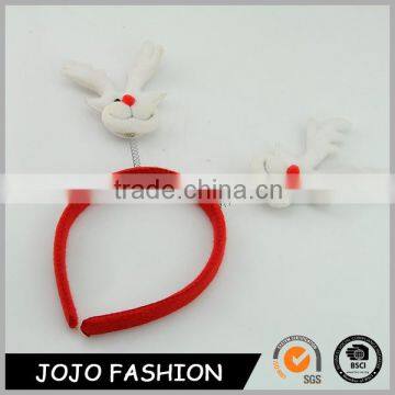 YIWU wholesale lovely deer design handmade kid hair accessory for christmas