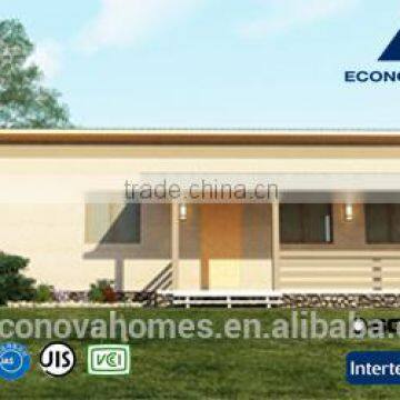 Prefabricated container home Japanese Standard with solar system and light steel structure