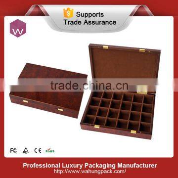 Customized Classical wooden box for tea bag