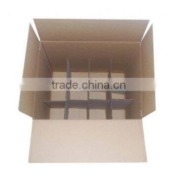 Durable e flute shipping box for bottle packing