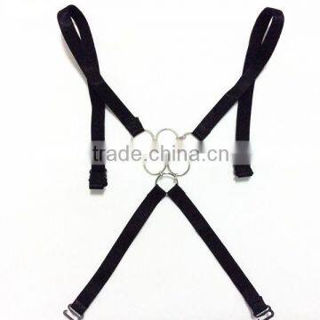 Fashion Cross Back Iron Hoop bra strap,back shoulder strap for lady fashion dresses