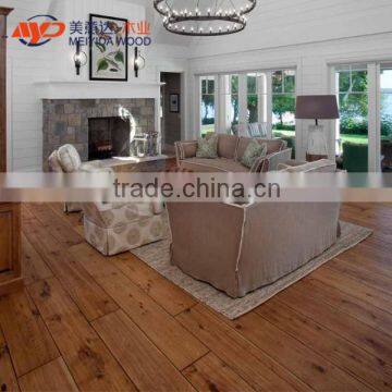 Engineered Old Worn Farmhouse Oak 190mm x 20mm Lacquered Wood Flooring