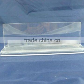 Clear acrylic menu holder