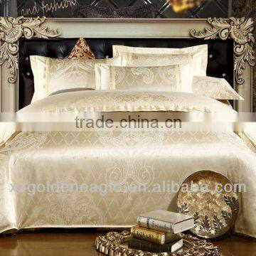 Silver Grey 100% Silk Jacquard Bedding Set photo-3