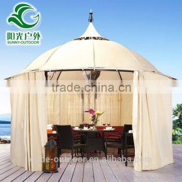 Factory manufacturer iron and waterproof fabric+curtain gazebo tents in divisoria manila