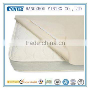 China Supplier Super Luxury Comfortable White Cotton Fabric Mattress Cover