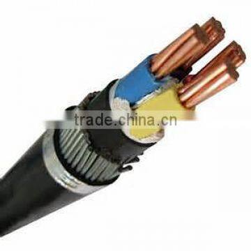 0.6/1 kv Low Voltage pvc insulated armoured 4 core pvc swa pvc cable