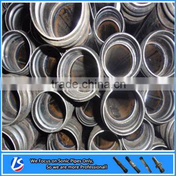 Acoustic logging pipe for construction