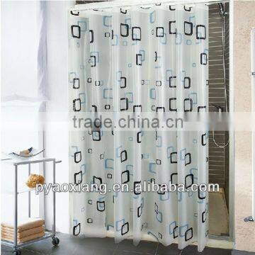 PEVA plastic shower curtains liner for bathroom accessoriss