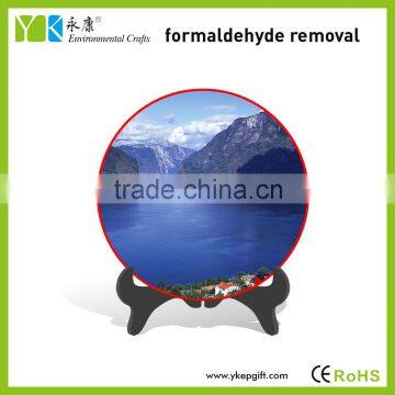 Beautiful scenery home and garden decor,plate house decor for formaldehyde removal