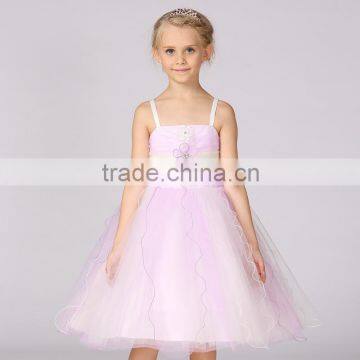 2016 new model lovely lace fairy girl dress evening dress short