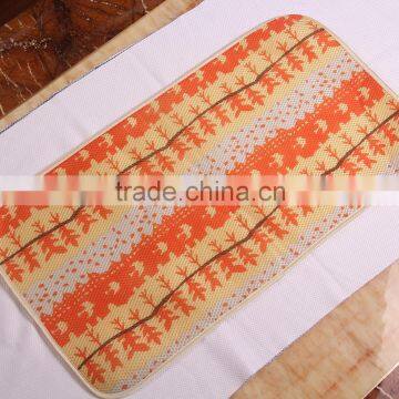 wholesale orange printed coffee table placemats from china