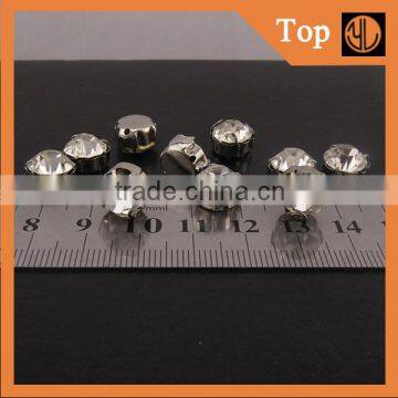 Decorative White Sew-on Stones Embellishments Wholesale Rhinestones