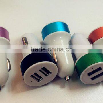mini dual usb car charger
