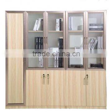 Glass door filing cabinet glass door MDF large office cabinet