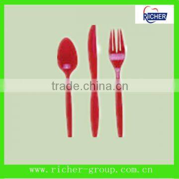 Biodegradable disposable eco-friendly disposable plastic spoon and fork:XYFS-02 china manufacturer