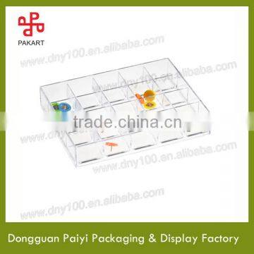 China supplier simple custom counter display clear acrylic box
