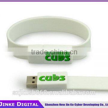 Silicon Wristband USB Flash Drive/ Bracelet Pendrive