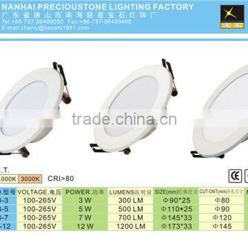 Home Lighting White/Black Color Aluminum Material Led Cob Downlight 24W photo-4