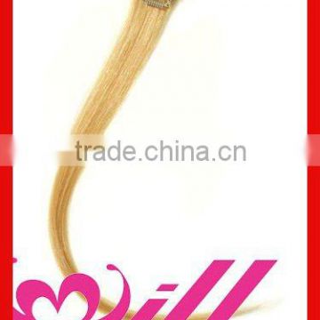 one piece clip on hair extension straight clip on hair extension