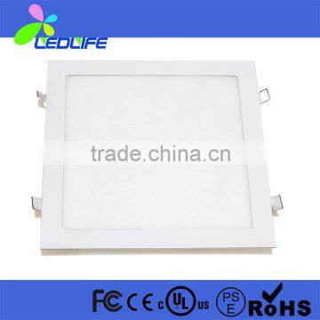 High Lumen 100lm/W High CRI 220V Square Led Panel Light 15w