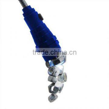 3 LED Flash Light 5 Pound Magnet Flexible Neck Pick Up Tool photo-5
